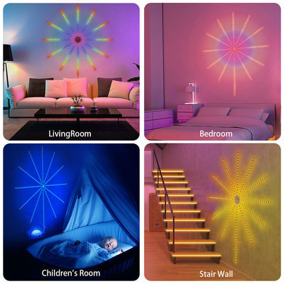 Lumière de musique de Smart LED de feu d'artifice de synchronisation de musique