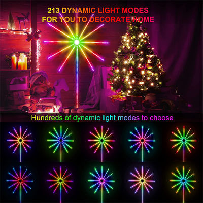 Lumière de musique de Smart LED de feu d'artifice de synchronisation de musique