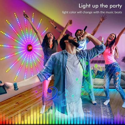 Lumière de musique de Smart LED de feu d'artifice de synchronisation de musique