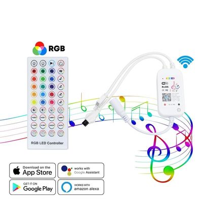 La maison d'APPLI de la musique Ip65 a mené la bande légère Luces Rgb imperméable flexible 5050 kits