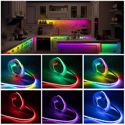 ÉPI flexible de Chip On FPC 18w/M Music Sync Smart RGBIC LED d'APPLI de lumière futée magique de musique du contrôle