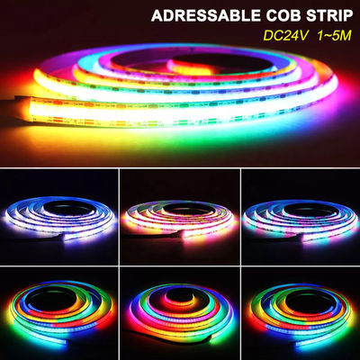 ÉPI flexible de Chip On FPC 18w/M Music Sync Smart RGBIC LED d'APPLI de lumière futée magique de musique du contrôle