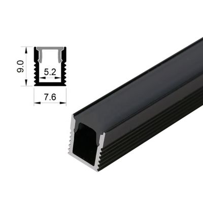 AL en aluminium 0809 de profil de Mini Recessed Square LED pour le plafond extérieur d'intérieur d'architecture