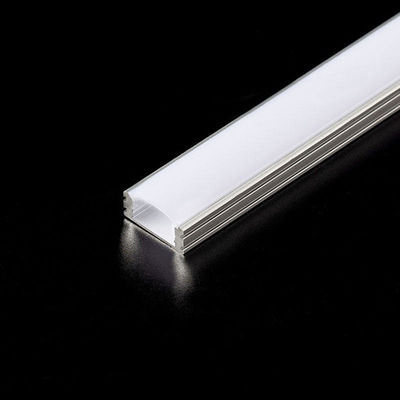 le PC carré de lumière de profil LED de profil en aluminium blanc de 8mm couvrent linéaire