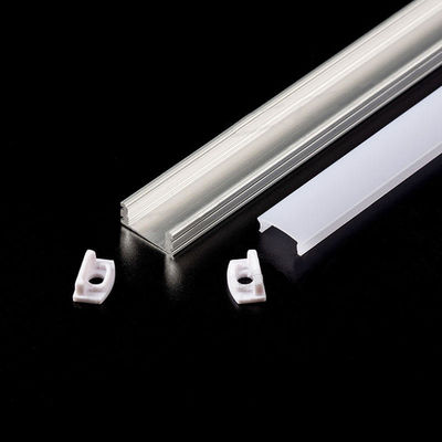 le PC carré de lumière de profil LED de profil en aluminium blanc de 8mm couvrent linéaire
