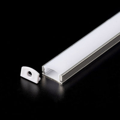 le PC carré de lumière de profil LED de profil en aluminium blanc de 8mm couvrent linéaire