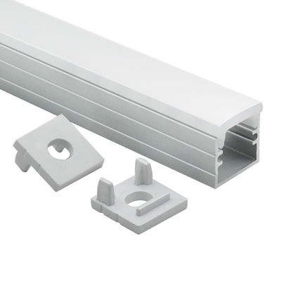 la Manche légère menée en aluminium de profil en aluminium 1212 3m faisant le coin avec la couverture de PC de diffuseur