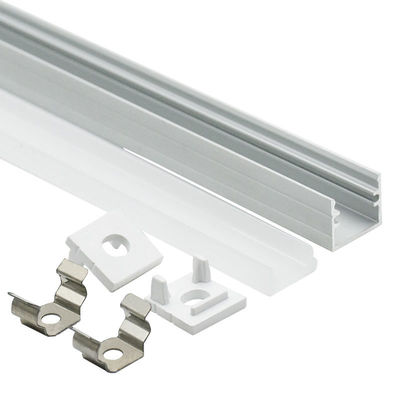 la Manche légère menée en aluminium de profil en aluminium 1212 3m faisant le coin avec la couverture de PC de diffuseur