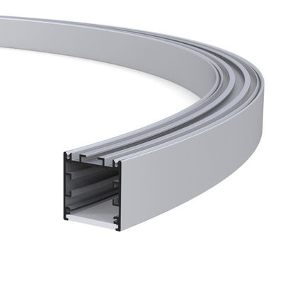 90lm a courbé S rond forme le profil en aluminium de LED a courbé l'extrusion menée 2700K