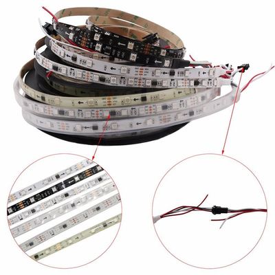 Lumière accessible 24V Aclorol 5050 programmables de la bande flexible LED de WS2811 Digital LED