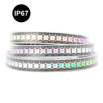 Bande 96 de lumière de musique d'Ip20 Ip65 Ip67 Smart LED 100 144leds pixels flexibles Ws2812b