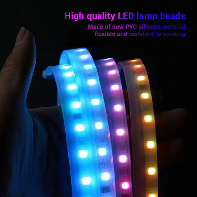 12V flexible a mené la lumière courante de jour de l'atmosphère de couverture de Hood Lights Strip Auto Engine de voiture