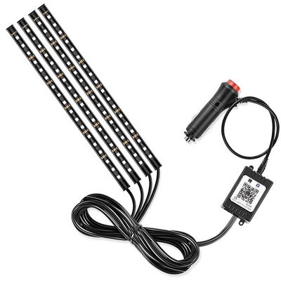 SMD 5050 RVB a modifié la lumière de l'atmosphère de décoration intérieure de voiture de la lampe LED de lumières de voiture