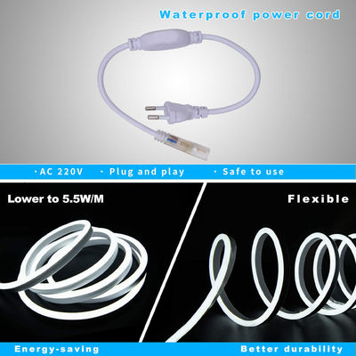 bande au néon Luces Rubber Cuttable Strip flexible de silicone de lampe au néon de 220V RVB LED