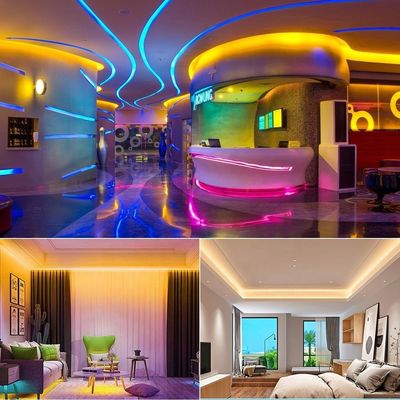 bande au néon Luces Rubber Cuttable Strip flexible de silicone de lampe au néon de 220V RVB LED