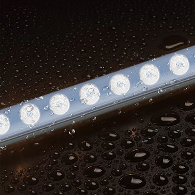 lampe linéaire extérieure extérieure d'éclairage de signe de la lumière RVB de joint de mur de 12V LED