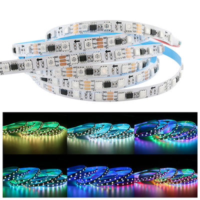 Couleur rêveuse futée flexible de la bande WS2811IC de SK6812 5050 LED chassant les lumières de bande menées