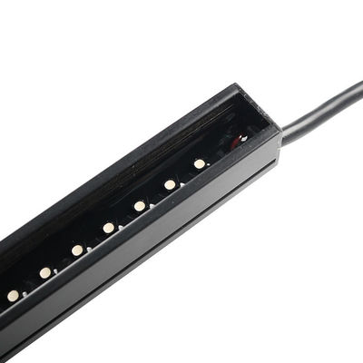 Voie en aluminium légère menée linéaire de tube du pixel DMX RVB de DC24V 96leds pour allumer des projets