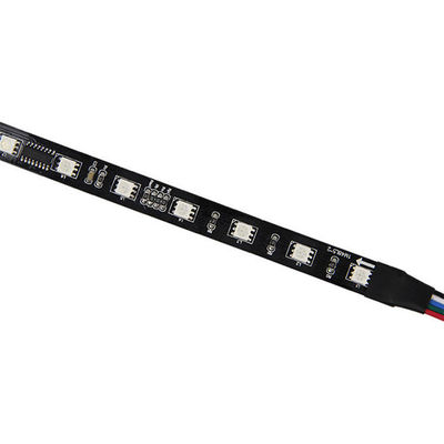8 pixel LED sans fil DMX allumant la bande noire imperméable accessible de 5050 RVB