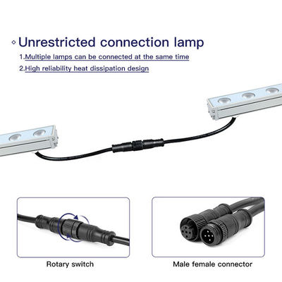 DC24V IP65 24W LED DMX allumant les lumières de Noël programmables de RVB RGBW RVB