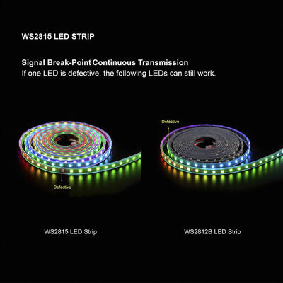 Ws2815 Digital RVB a mené la bande que les différentes données accessibles de Daul signalent 60 pixels de LED 144