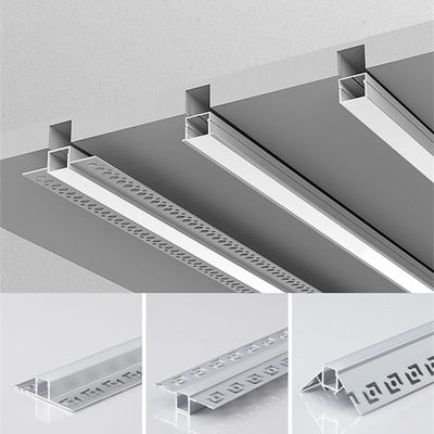 24VCeiling profil en aluminium mené blanc inclus de l'éclairage rasant SMD pour la cuisine de foyer