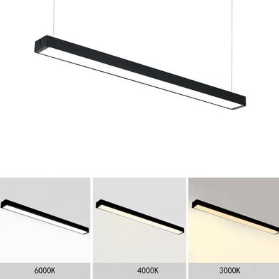 L'éclairage rasant en aluminium du plafond 5000Lm a suspendu le plafond mené liable pendant vers le bas