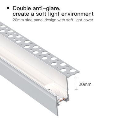 Joint en aluminium enfoncé moderne de mur du plafond LED de lumière de la Manche de LED allumant la lumière de bande de 9.5W/M Aluminum Profile Linear