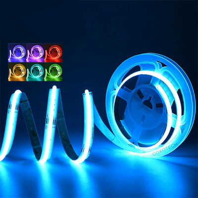 La bande flexible imperméable RVB à piles de l'ÉPI LED de RVB a mené le ce de la bande 10MM