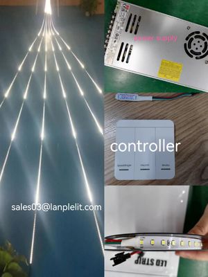 Les bandes de chasse blanches flexibles d'eau courante de la course de chevaux smd2835 des lumières clignotantes 24V de bande de LED ont mené léger