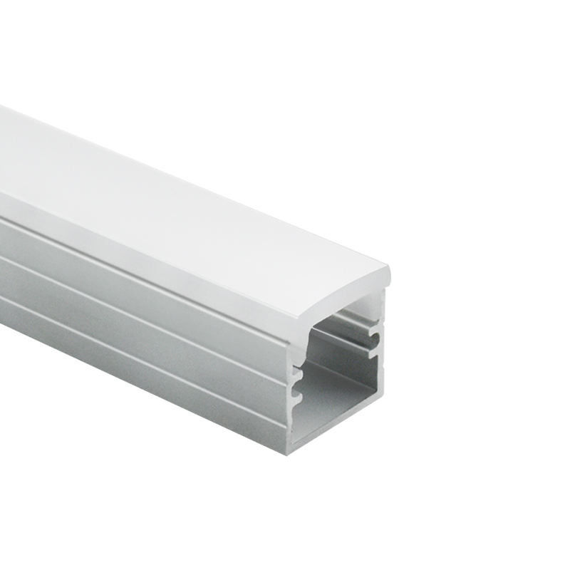 la Manche légère menée en aluminium de profil en aluminium 1212 3m faisant le coin avec la couverture de PC de diffuseur
