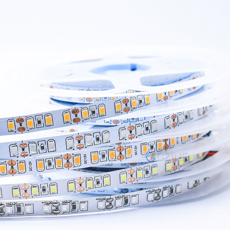 Vert bleu rouge blanc mené lumineux élevé de la bande 12v 2700k de bande de Dc12v 5v 120led 2835 LED