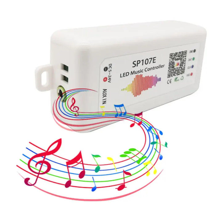 L'APPLI Bluetooth RVB a mené la bande WS2812B WS2811 SP107E de For Pixel Light de contrôleur de musique