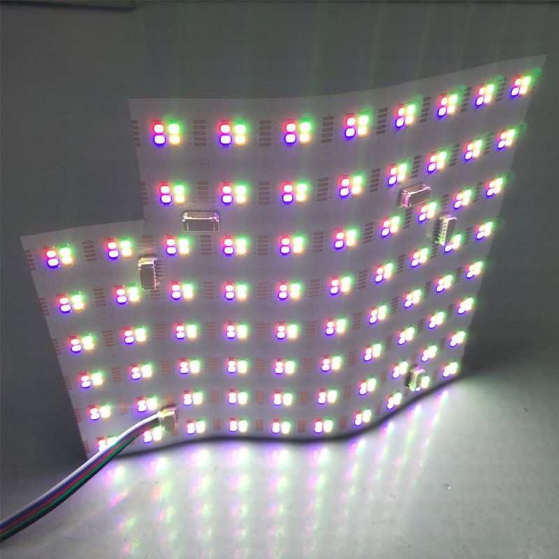 Dc24v Rgbw a doucement mené la feuille flexible menée par conseil flexible mou de contre-jour de panneau de la feuille 1152leds Smd2835 35w de panneau