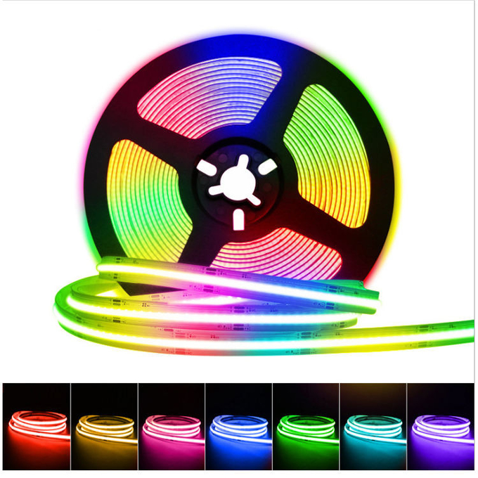 L'ÉPI polychrome rêveur futé des lumières de bande de DC12V 24V 10mm LED RGBW RVB a mené la bande 0